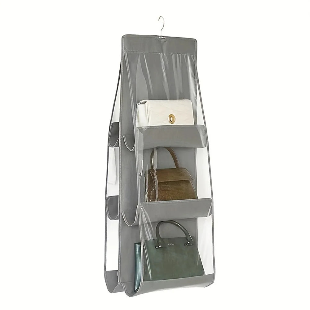 1 PC Saving Bag Organizer, Multi-Layer Hanging Handbag, Wardrobe, Wallet Organizer, Bag Storage Rack