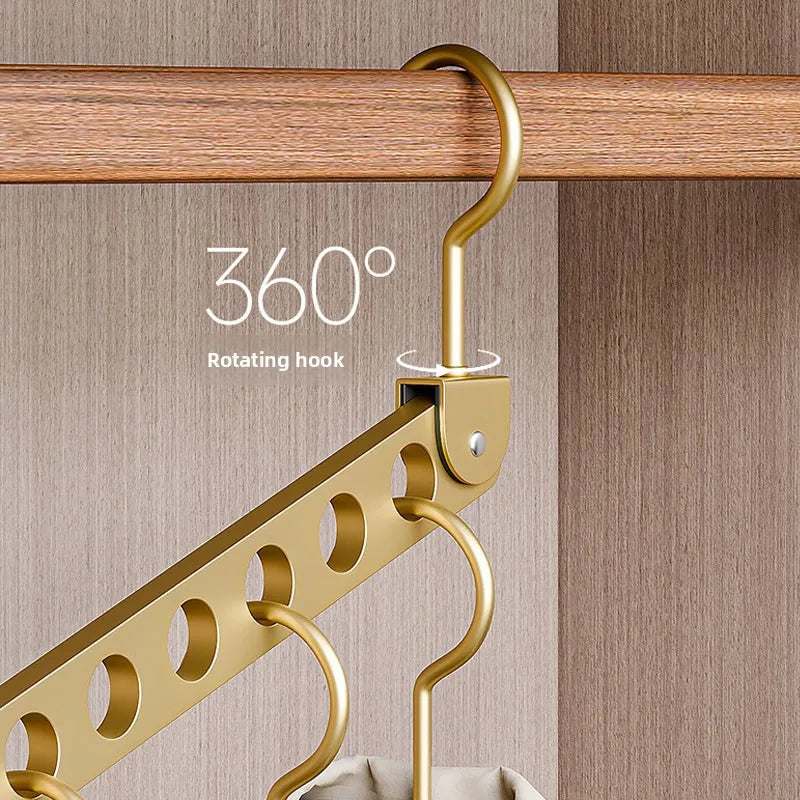 Foldable Magic Metal Hanger Organizer