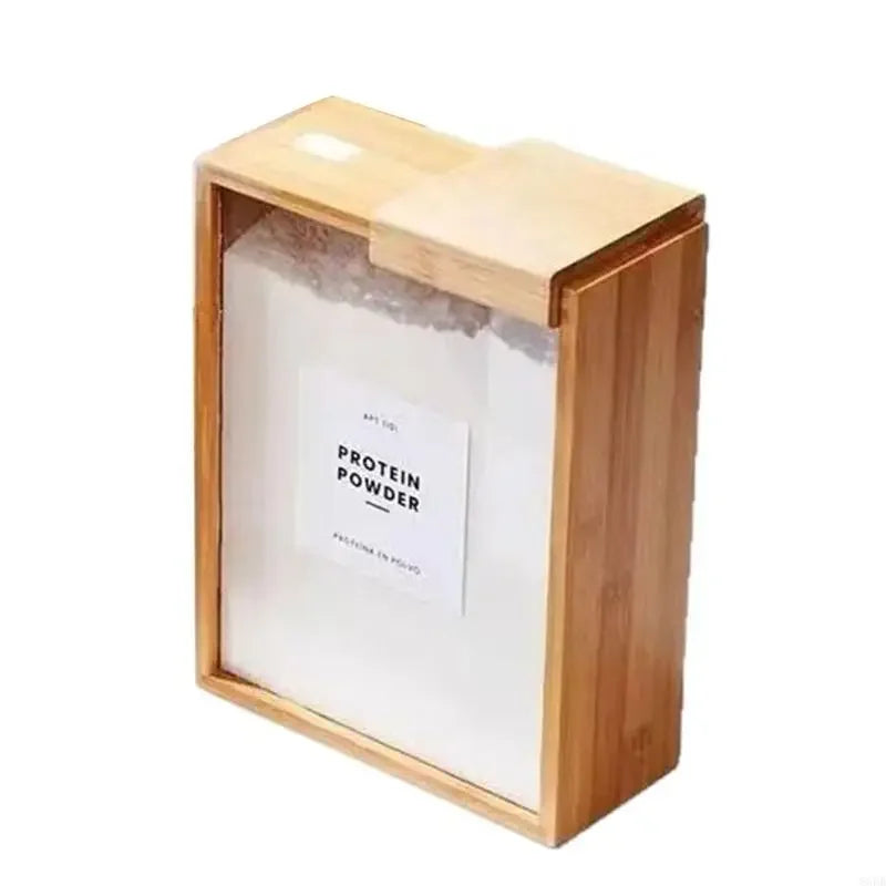 Bamboo Kitchen Cereal & Grain Container