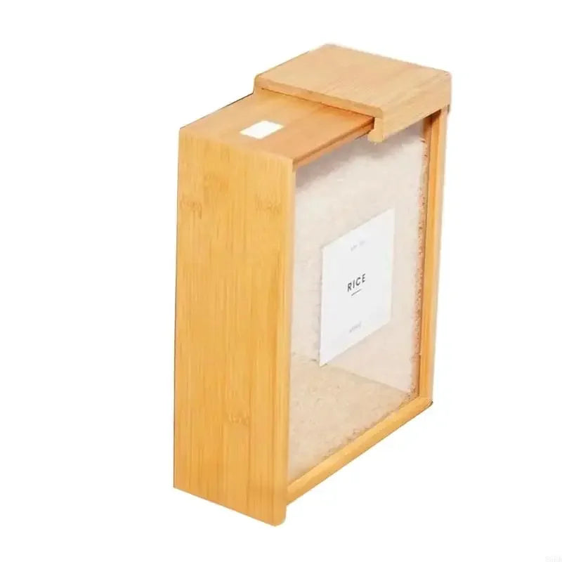 Bamboo Kitchen Cereal & Grain Container