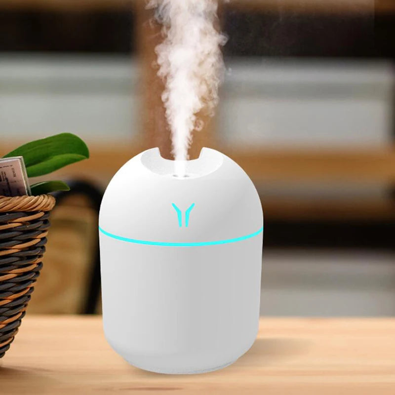 Compact Ultrasonic Aromatherapy Diffuser & Mist Humidifier