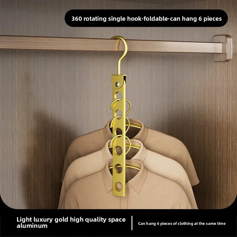 Foldable Magic Metal Hanger Organizer