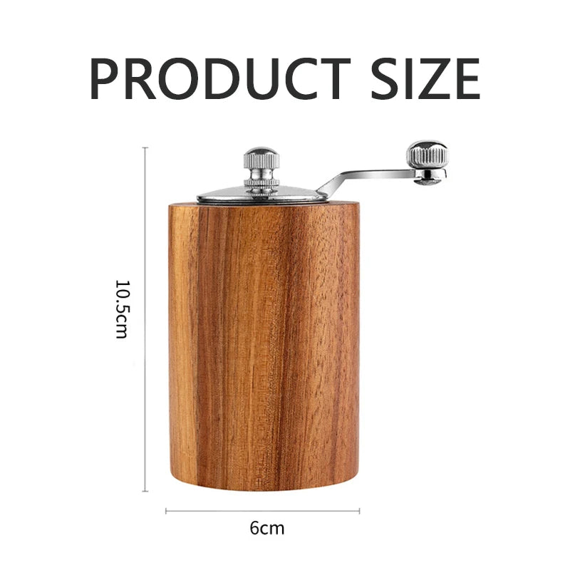Hand Cranked Pepper Grinder Solid Wood Manual Sichuan Black Pepper Sea Salt Grinding Bottle Fine Household Kitchen Grind