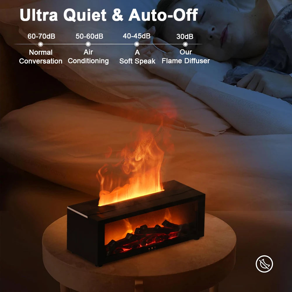 LED Flame Effect Aroma Diffuser