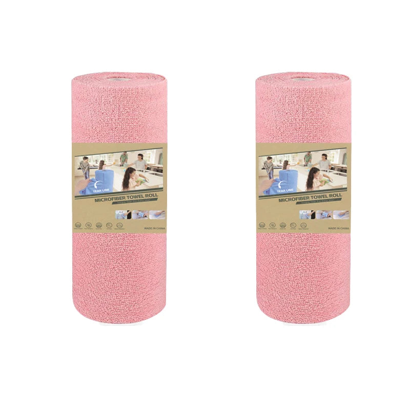 Reusable Washable Kitchen Cleaning Cloth Roll