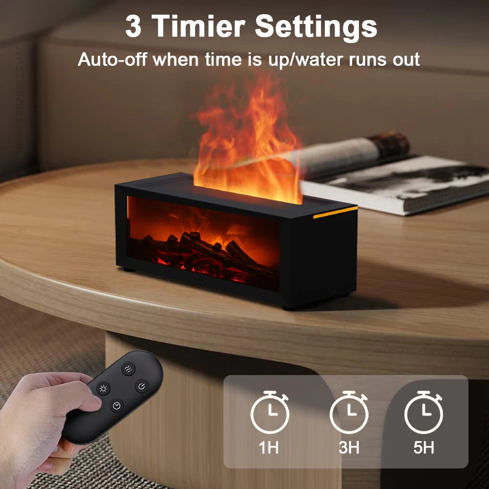 LED Flame Effect Aroma Diffuser