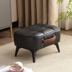 1pc Minimalist Short Stool, Super Soft & Space Saving Short Sofa, Household Shoe Bench With Soft Seating, For Living Room Entry