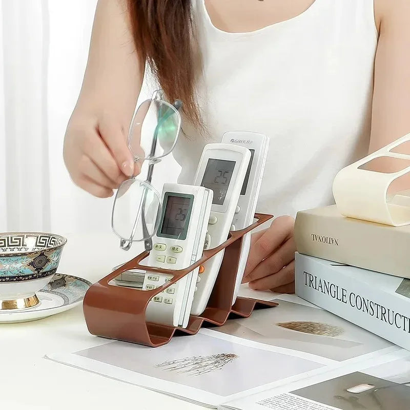 1PC High-Quality Desktop Luxury Remote Control Holder Air ConStandditioner, Glasses, TV Remote Storage Box Multi-Functional