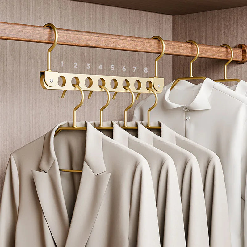 Foldable Magic Metal Hanger Organizer