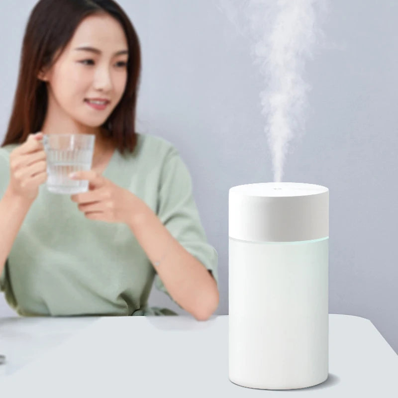 Portable USB Ultrasonic Air Humidifier with LED Ambient Light