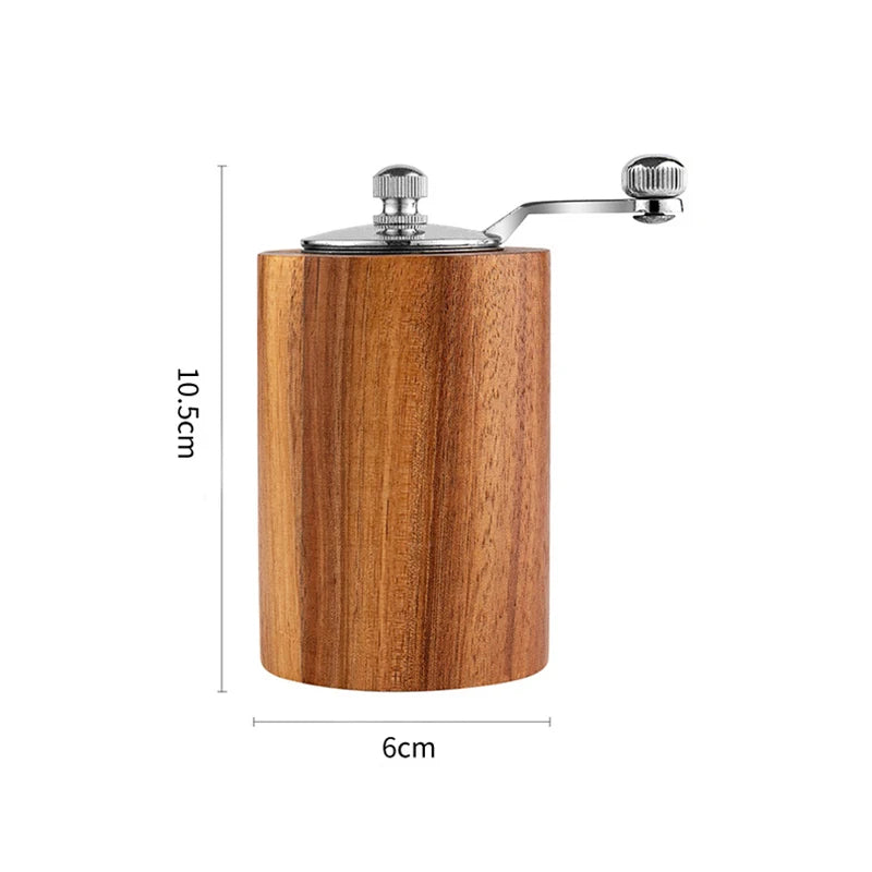 Hand Cranked Pepper Grinder Solid Wood Manual Sichuan Black Pepper Sea Salt Grinding Bottle Fine Household Kitchen Grind