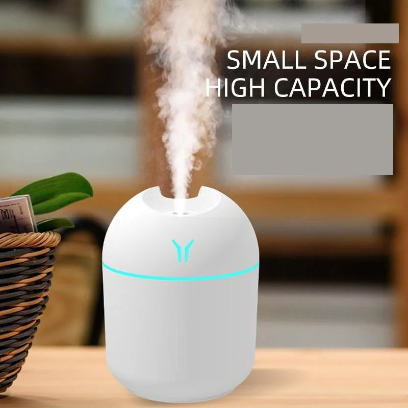 Compact Ultrasonic Aromatherapy Diffuser & Mist Humidifier