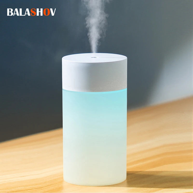 Portable USB Ultrasonic Air Humidifier with LED Ambient Light