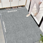 1pcs Double Stripe Non-Slip Doormat for Entryway - Heavy Duty Dirt Resistant Rug Indoor Outdoor Carpet for Home/Office