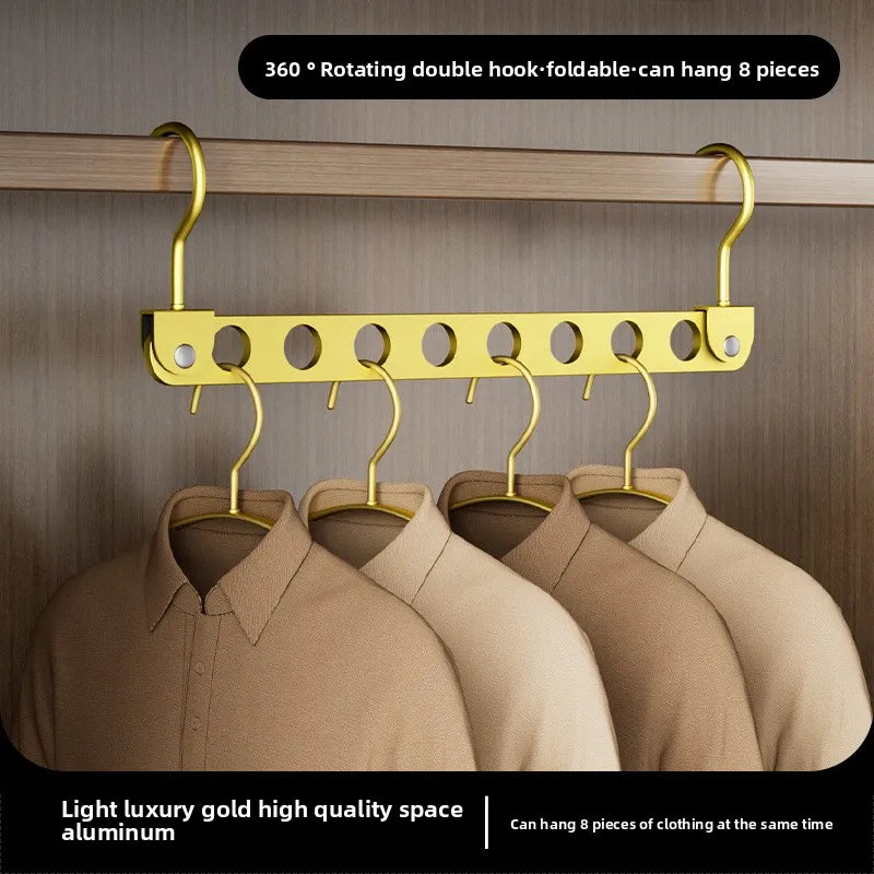 Foldable Magic Metal Hanger Organizer