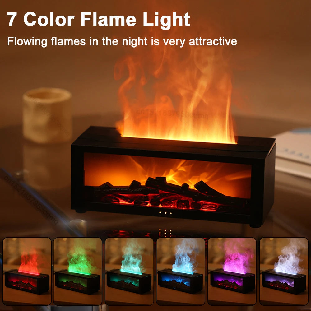 LED Flame Effect Aroma Diffuser